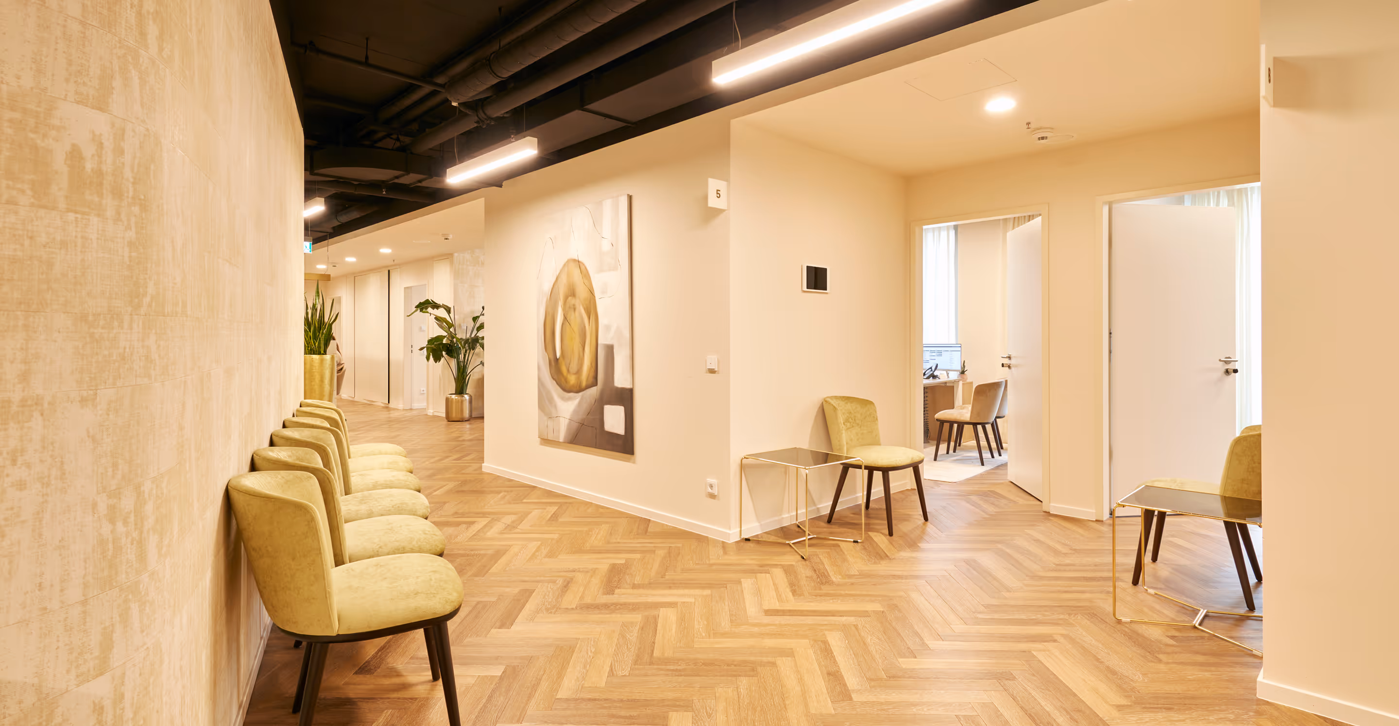 Empfangsbereich im Magna Med Zentrum